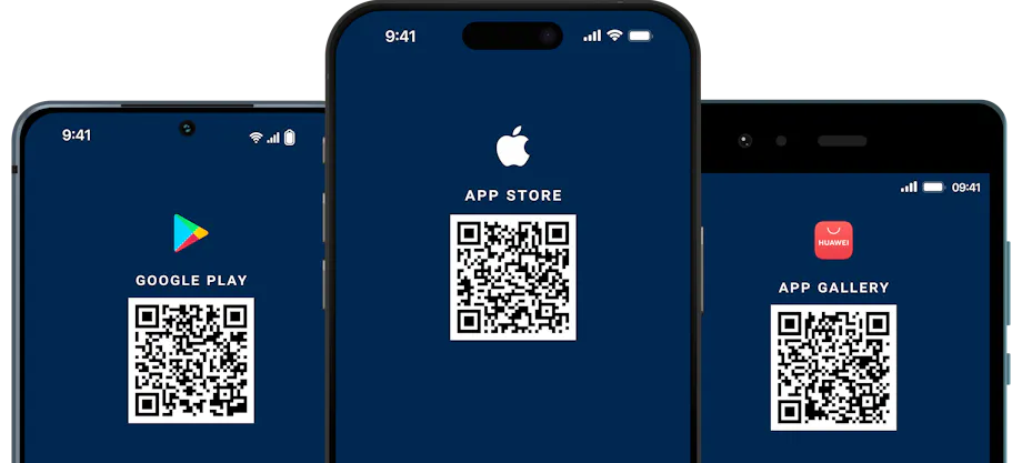 امسح رمز الـ QR وحمّل تطبيق ساي نت الآن